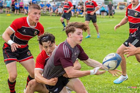 Rugby Québec - Tournoi des Régions - Lac St-Louis (12) vs (17) Estrie - Finale U18M