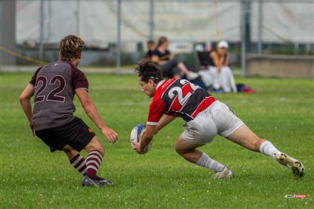 Rugby Québec - Tournoi des Régions - Lac St-Louis (12) vs (17) Estrie - Finale U18M