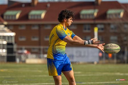 RSEQ 2023 - FINAL Coll. RUGBY MASC. - J.Abbott (22) vs (24) André Laurendeau (1ST HALF)