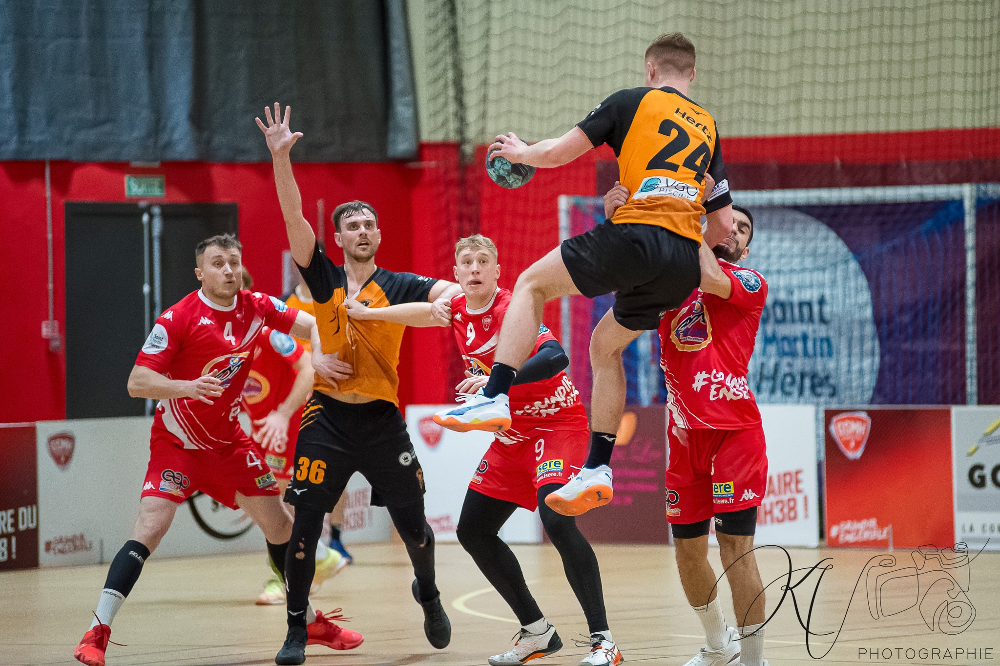  Grenoble SMH Métropole Isère Handball - HBC Aix en Savoie - Handball - GSMH Métro Isère Hanball (34) vs (24) HBC Aix en Savoie (#2023GSMHMIHvHBCAES) Photo by: Karine Valentin | Siuxy Sports 2023-02-04