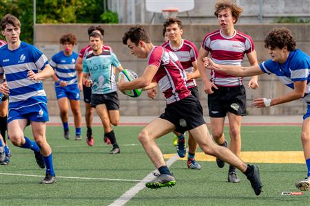 RSEQ 2023 RUGBY - Dynamiques de Brébeuf (12) VS (18) Blues of Dawson
