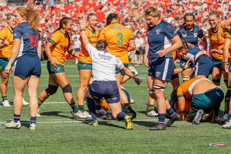 World Rugby Pacific Four Series - Australia (58) vs (17) USA - First Half