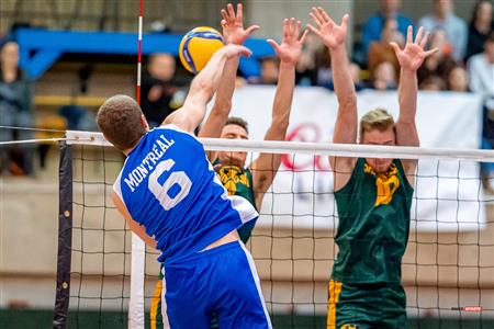 RSEQ - 2023 Volley M - Université de Montréal (1) vs (3) Université de Sherbrooke