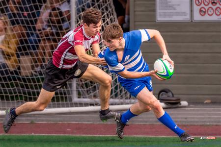RSEQ 2023 RUGBY - Dynamiques de Brébeuf (12) VS (18) Blues of Dawson