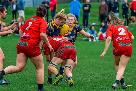 RUGBY QUÉBEC FINALES SL F SÉNIORS 2023 SAB QC- CRQ I 41 VS 0 TMR I
