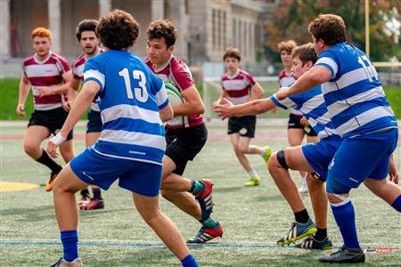 RSEQ 2023 RUGBY - Dynamiques de Brébeuf (12) VS (18) Blues of Dawson