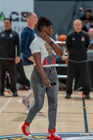 Soulyne Michel - Basketball - TBL - Montreal Toundra vs Jamestown Jackals - Before Game and Shows - Reel C - Montreal - Jamestown