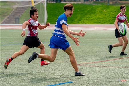 RSEQ 2023 RUGBY - Dynamiques de Brébeuf (12) VS (18) Blues of Dawson