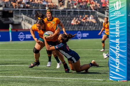 World Rugby Pacific Four Series - Australia (58) vs (17) USA - First Half