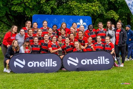 Rugby Québec Finales SL Rés F Séniors 2023 SAB QC- SABRF II 10 vs 24 BRFC II