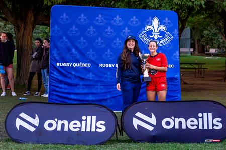 RUGBY QUÉBEC FINALES SL F SÉNIORS 2023 SAB QC- CRQ I 41 VS 0 TMR I
