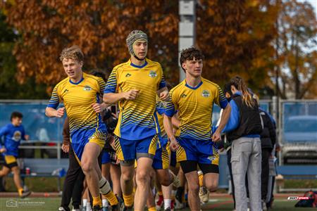 RSEQ 2023 - FINAL Coll. RUGBY MASC. - J.Abbott (22) vs (24) André Laurendeau (1ST HALF)
