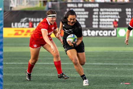 Ruahei Demant - Rugby - World Rugby Pacific Four Series - Canada (21) vs (52) New Zealand - First Half - Canada national rugby union team (F) - New Zealand national rugby union team (W)