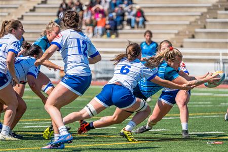 Candace Scholten - Rugby - Éq.Fém.Sr.XV - Compétition Interprovinciale - Quebec Ouest (14) vs (16) Ontario Ouest - Équipe féminine - Rugby Québec - Ontario Blues (w)