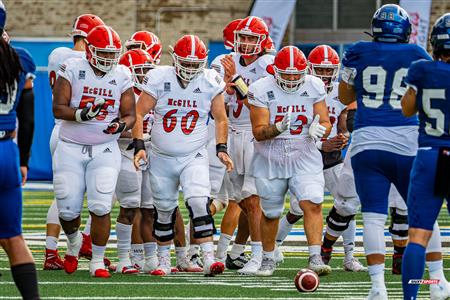 RSEQ Football Universitaire - Carabins-UdM (43) vs (11) Redbirds-McGill - 1ere mi-temps