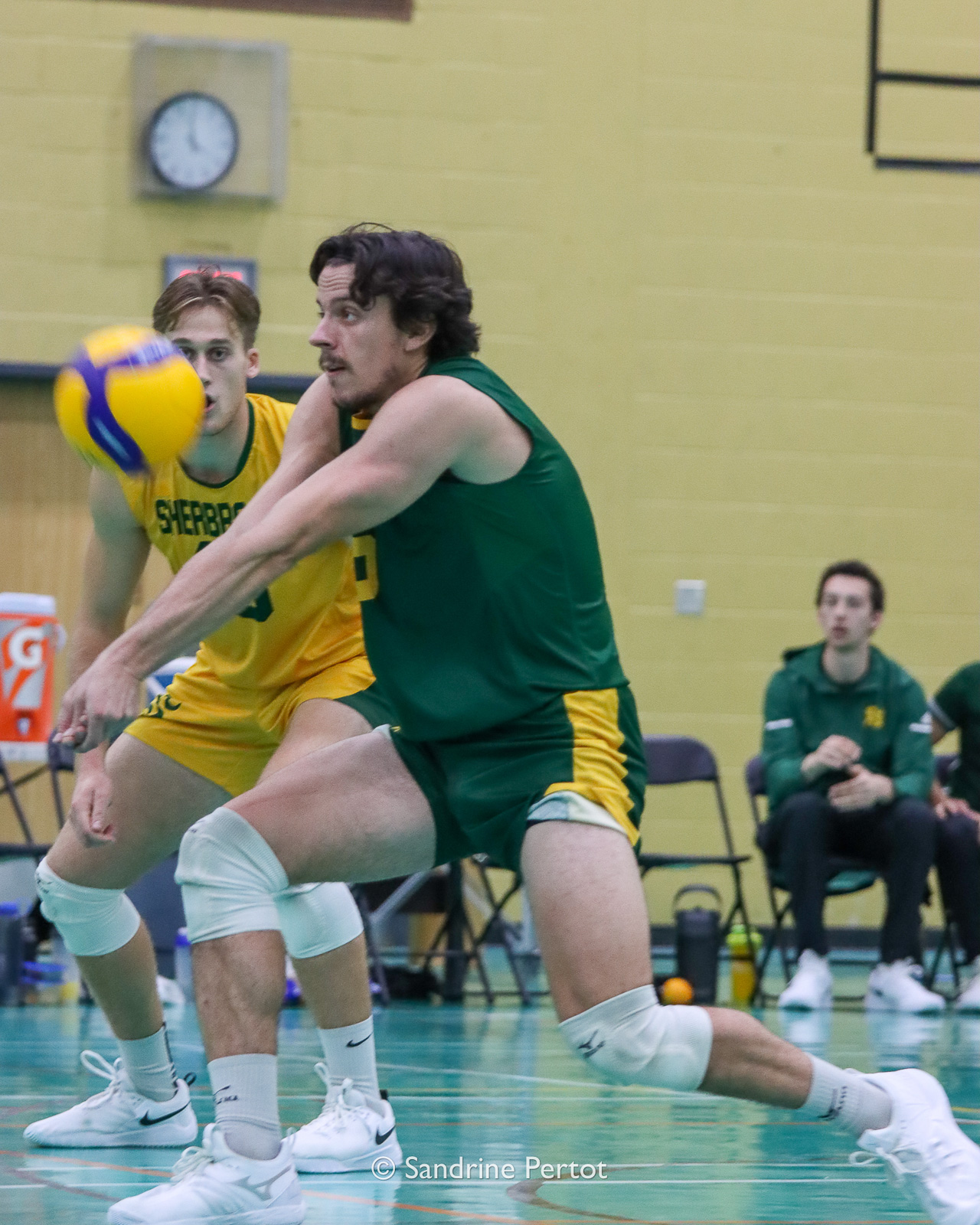 Université de Sherbrooke - Université de Montréal - Volleyball - RSEQ - 2022 Volley M - Université Sherbrooke (2) vs (3) Université de Montréal (#RSEQ2022USHvUDM06) Photo by: Sandrine Pertot | Siuxy Sports 2022-10-16