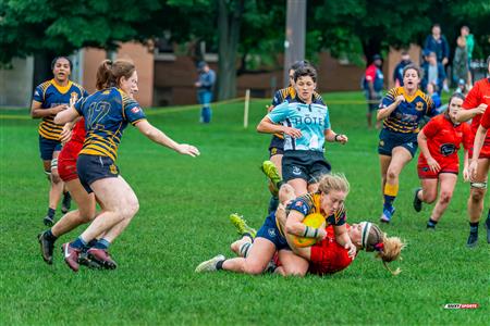 RUGBY QUÉBEC FINALES SL F SÉNIORS 2023 SAB QC- CRQ I 41 VS 0 TMR I