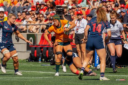 World Rugby Pacific Four Series - Australia (58) vs (17) USA - First Half