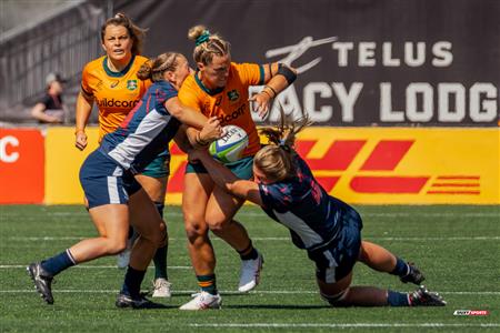 World Rugby Pacific Four Series - Australia (58) vs (17) USA - First Half