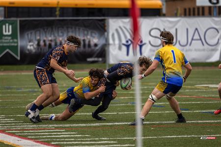RSEQ 2023 - FINAL Coll. RUGBY MASC. - J.Abbott (22) vs (24) André Laurendeau (2nd HALF)