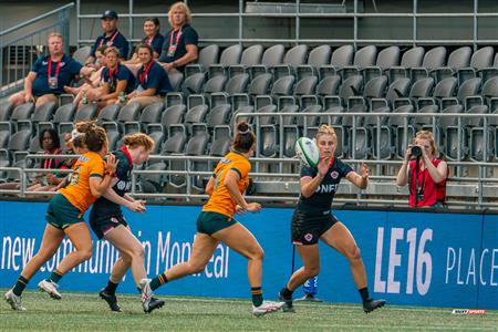 Paige Farries - Rugby - WORLD RUGBY PACIFIC FOUR SERIES - CANADA (45) VS (7) Australia - First Half - Reel A - Canada national rugby union team (F) - Australia national rugby union team (W)