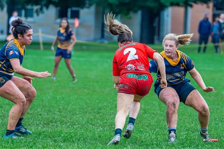 RUGBY QUÉBEC FINALES SL F SÉNIORS 2023 SAB QC- CRQ I 41 VS 0 TMR I