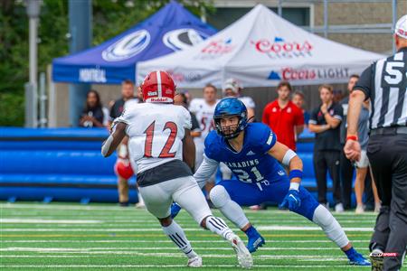 RSEQ Football Universitaire - Carabins-UdM (43) vs (11) Redbirds-McGill - 1ere mi-temps