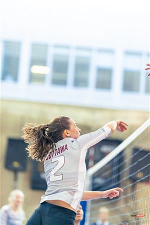RSEQ - VOLLEY FÉM - UDM (2) VS (3) U. OTTAWA - REEL 3 (MATCH, SET 3 à 5)