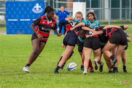 Rugby Québec - Tournoi des Régions - Sud-Ouest (26) vs (17) Lac St-Louis - Finale U18F