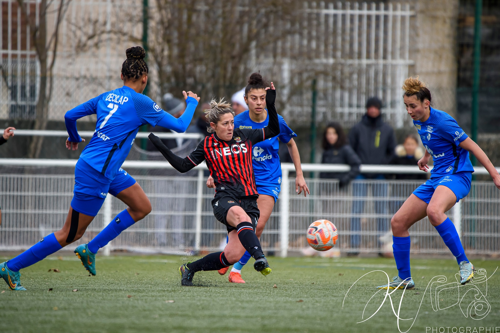  Grenoble Foot 38 - Olympique Gymnaste Club Nice - Soccer - Soccer Fem - GF38 vs OGC Nice (#GF38vOGC02) Photo by: Karine Valentin | Siuxy Sports 2023-02-26