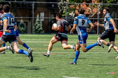 Rugby Québec - Parc Olympique (18) vs (31) Club de Rugby de Québec (M2) - 1ère mi-temps