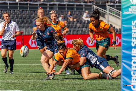 World Rugby Pacific Four Series - Australia (58) vs (17) USA - First Half