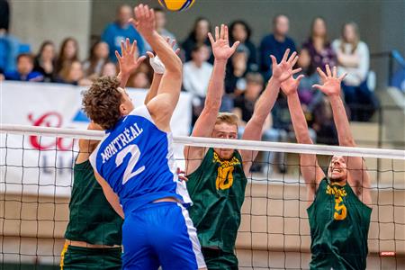 RSEQ - 2023 Volley M - Université de Montréal (1) vs (3) Université de Sherbrooke