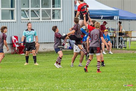 Rugby Québec - Tournoi des Régions - Lac St-Louis (12) vs (17) Estrie - Finale U18M