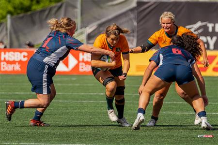 World Rugby Pacific Four Series - Australia (58) vs (17) USA - First Half