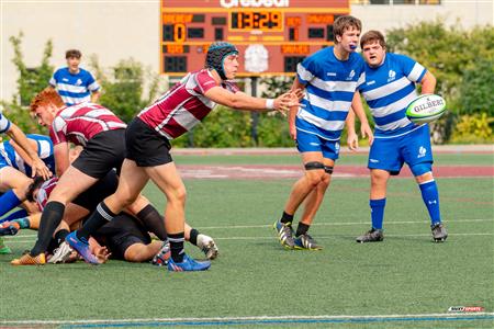 RSEQ 2023 RUGBY - Dynamiques de Brébeuf (12) VS (18) Blues of Dawson