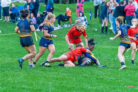 RUGBY QUÉBEC FINALES SL F SÉNIORS 2023 SAB QC- CRQ I 41 VS 0 TMR I