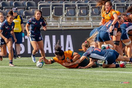 World Rugby Pacific Four Series - Australia (58) vs (17) USA - First Half