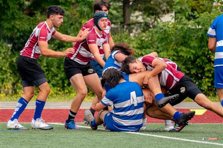 RSEQ 2023 RUGBY - Dynamiques de Brébeuf (12) VS (18) Blues of Dawson