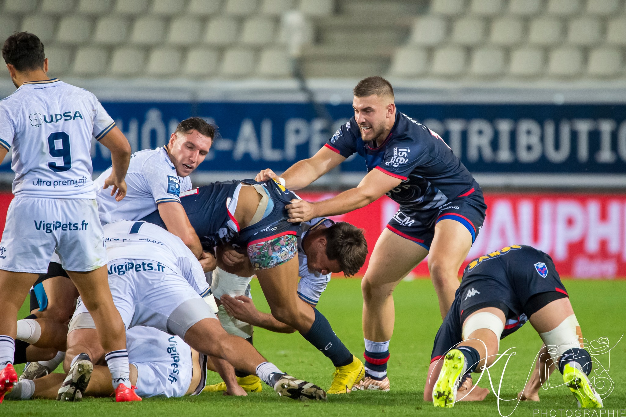  FC Grenoble Rugby - SU Agen - Rugby - Pro D2 - FC Grenoble (24) vs (19) SU Agen (#2023PROD2FCGSUA09) Photo by: Karine Valentin | Siuxy Sports 2023-09-27