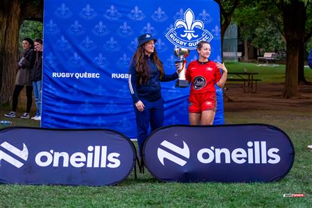RUGBY QUÉBEC FINALES SL F SÉNIORS 2023 SAB QC- CRQ I 41 VS 0 TMR I