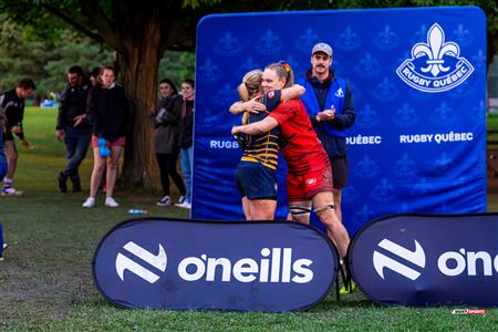 RUGBY QUÉBEC FINALES SL F SÉNIORS 2023 SAB QC- CRQ I 41 VS 0 TMR I