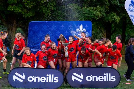 RUGBY QUÉBEC FINALES SL F SÉNIORS 2023 SAB QC- CRQ I 41 VS 0 TMR I