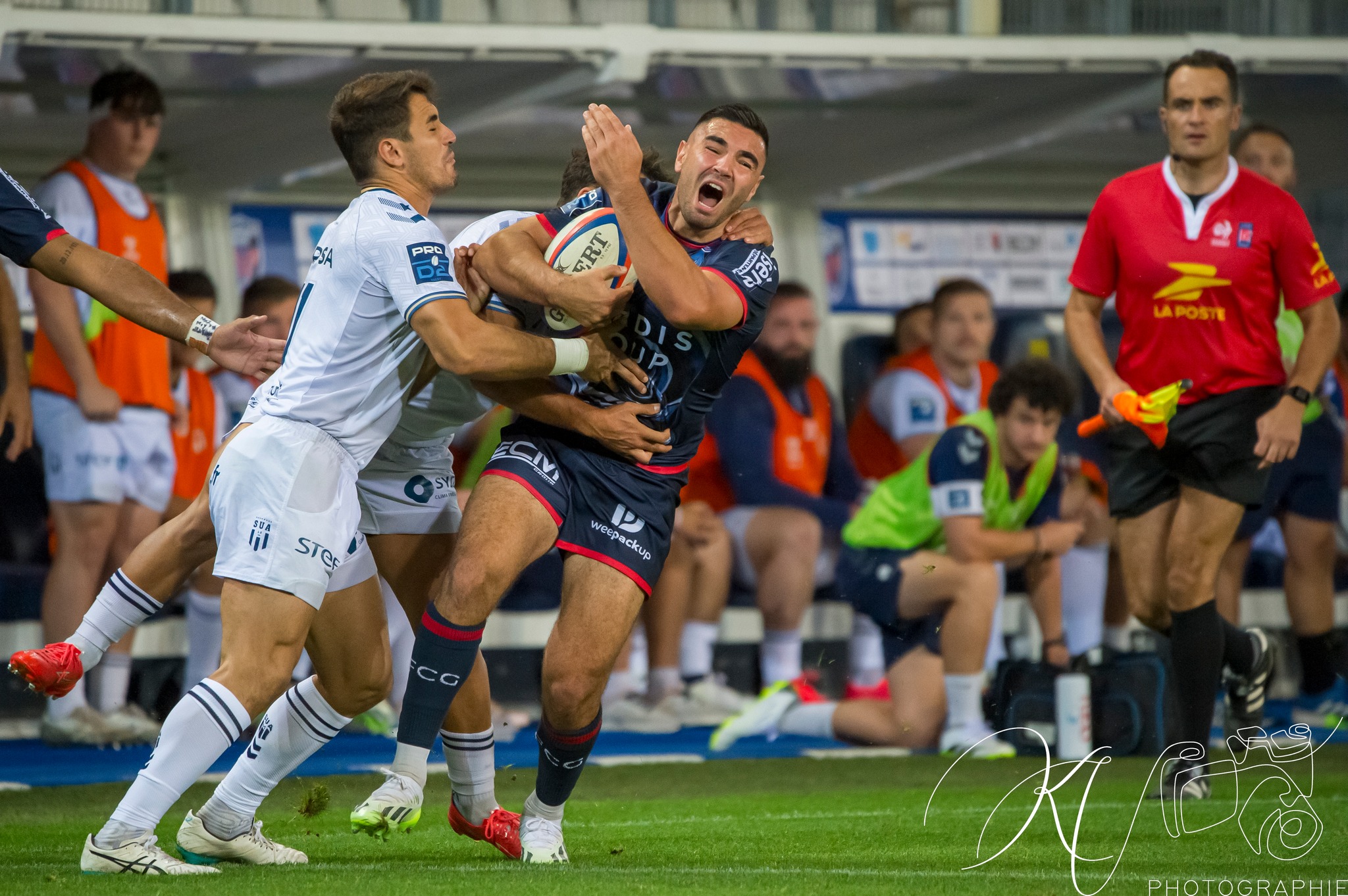 FC Grenoble Rugby - SU Agen - Rugby - Pro D2 - FC Grenoble (24) vs (19) SU Agen (#2023PROD2FCGSUA09) Photo by: Karine Valentin | Siuxy Sports 2023-09-27