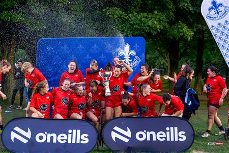 RUGBY QUÉBEC FINALES SL F SÉNIORS 2023 SAB QC- CRQ I 41 VS 0 TMR I