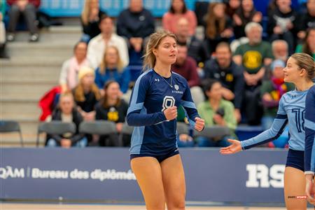 RSEQ - 2023 VOLLEY F - UQAM (3) VS (1) UNIVERSITÉ DE SHERBROOKE - 4 SET