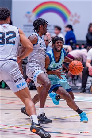 Nervens Demosthene - Basketball - TBL - Montreal Toundra (95) vs (104) Syracuse Stallions (Game 2) - 1st half - Montreal - Syracuse