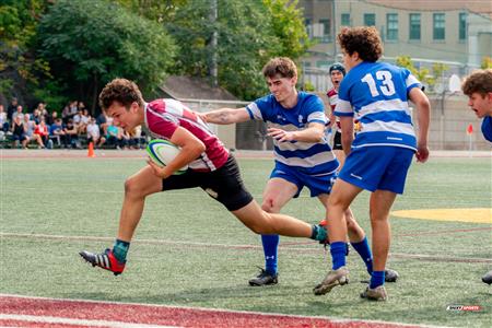 RSEQ 2023 RUGBY - Dynamiques de Brébeuf (12) VS (18) Blues of Dawson