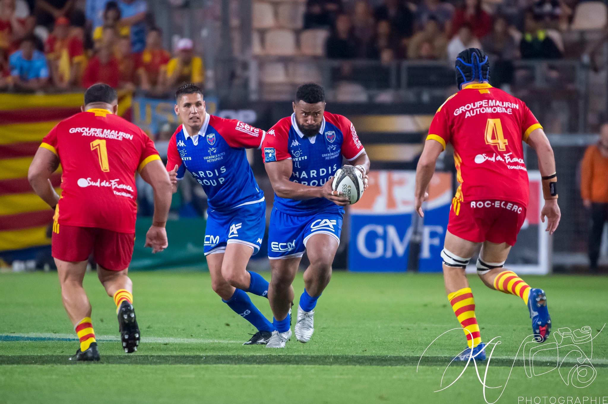  FC Grenoble Rugby - US Arlequins Perpignanais - Rugby - 2023 - Access Match - FC Grenoble (19) vs (33) US Arlequins Perpignananais (#2023FCGUSAP06) Photo by: Karine Valentin | Siuxy Sports 2023-06-03