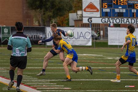RSEQ 2023 - FINAL Coll. RUGBY MASC. - J.Abbott (22) vs (24) André Laurendeau (2nd HALF)